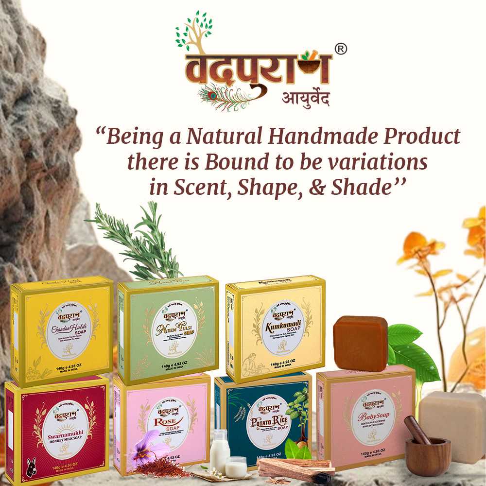 Neem Tulsi Soap | Ayurvedic Anti Acne Soap for Face & Body