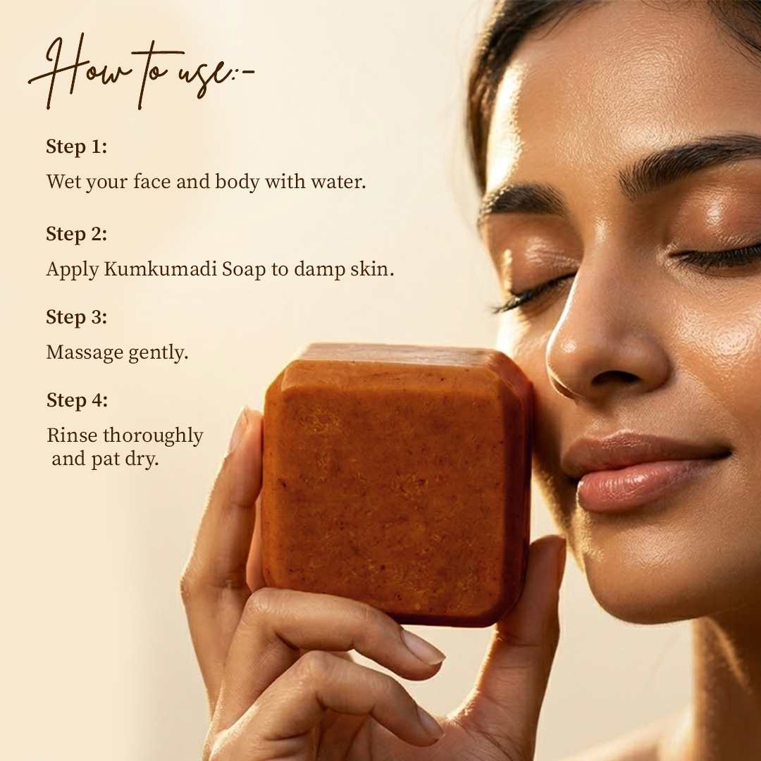 Kumkumadi Soap for Face & Body – Skin Brightening & Pigmentation