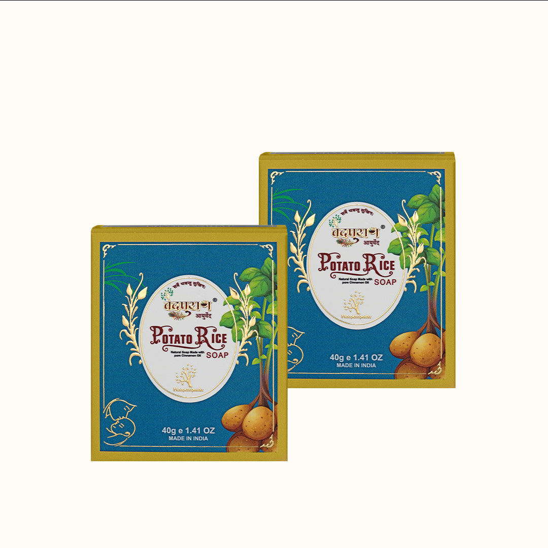 Potato Rice Soap – Ayurvedic Tan Removal & Skin Brightening Soap