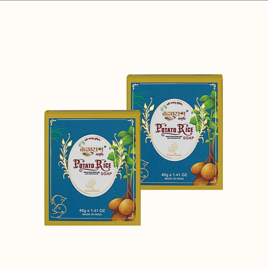 Potato Rice Soap – Ayurvedic Tan Removal & Skin Brightening Soap