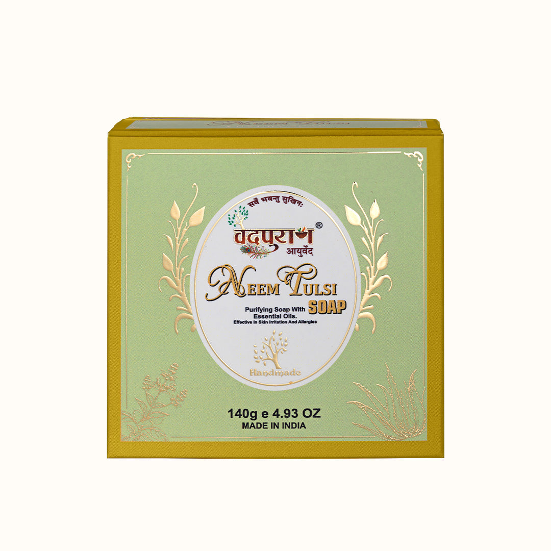 Neem Tulsi Soap | Ayurvedic Anti Acne Soap for Face & Body