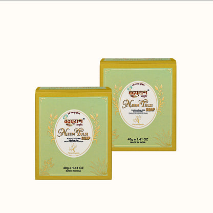 Neem Tulsi Soap | Ayurvedic Anti Acne Soap for Face & Body