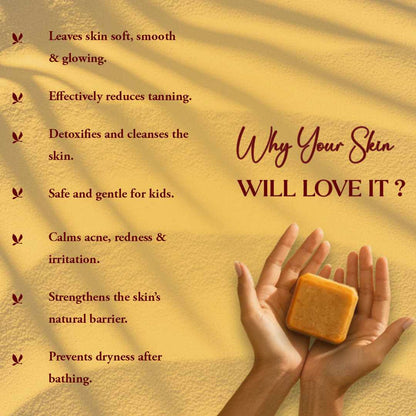 Chandan Haldi Soap – Ayurvedic Ubtan Bar