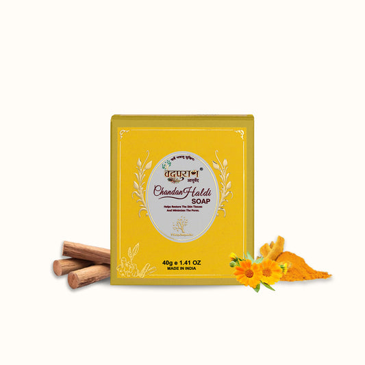 Chandan Haldi Soap – Ayurvedic Ubtan Bar