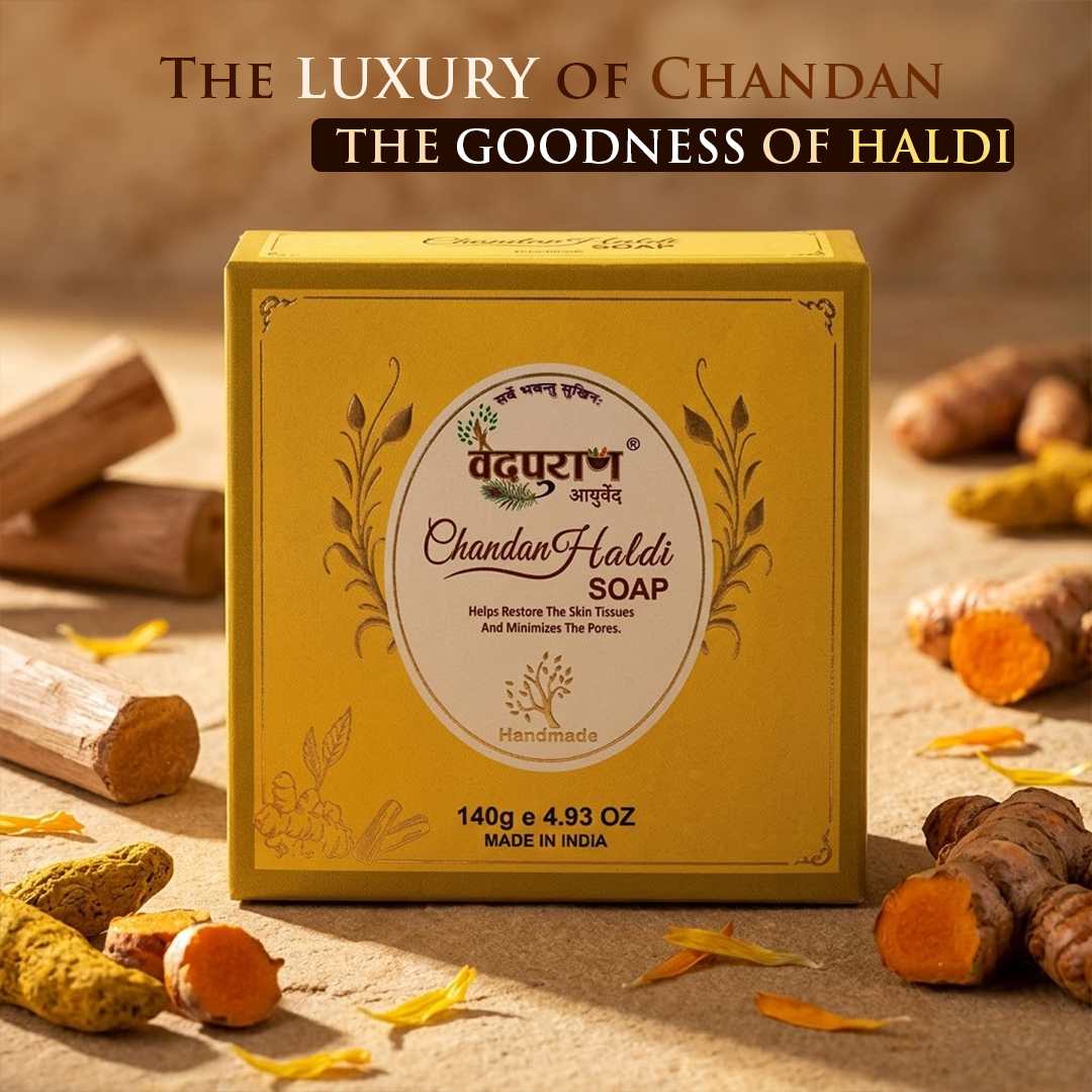 Chandan Haldi Soap – Ayurvedic Ubtan Bar