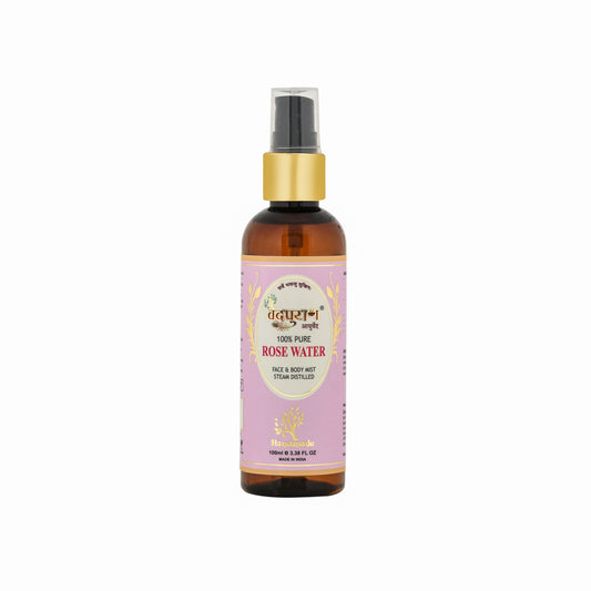 Vedpuran Ayurveda Pure Rose Water | 100% Natural Toner & Face Mist