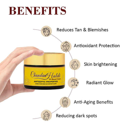 Chandan Haldi Cream with Antiseptic Properties