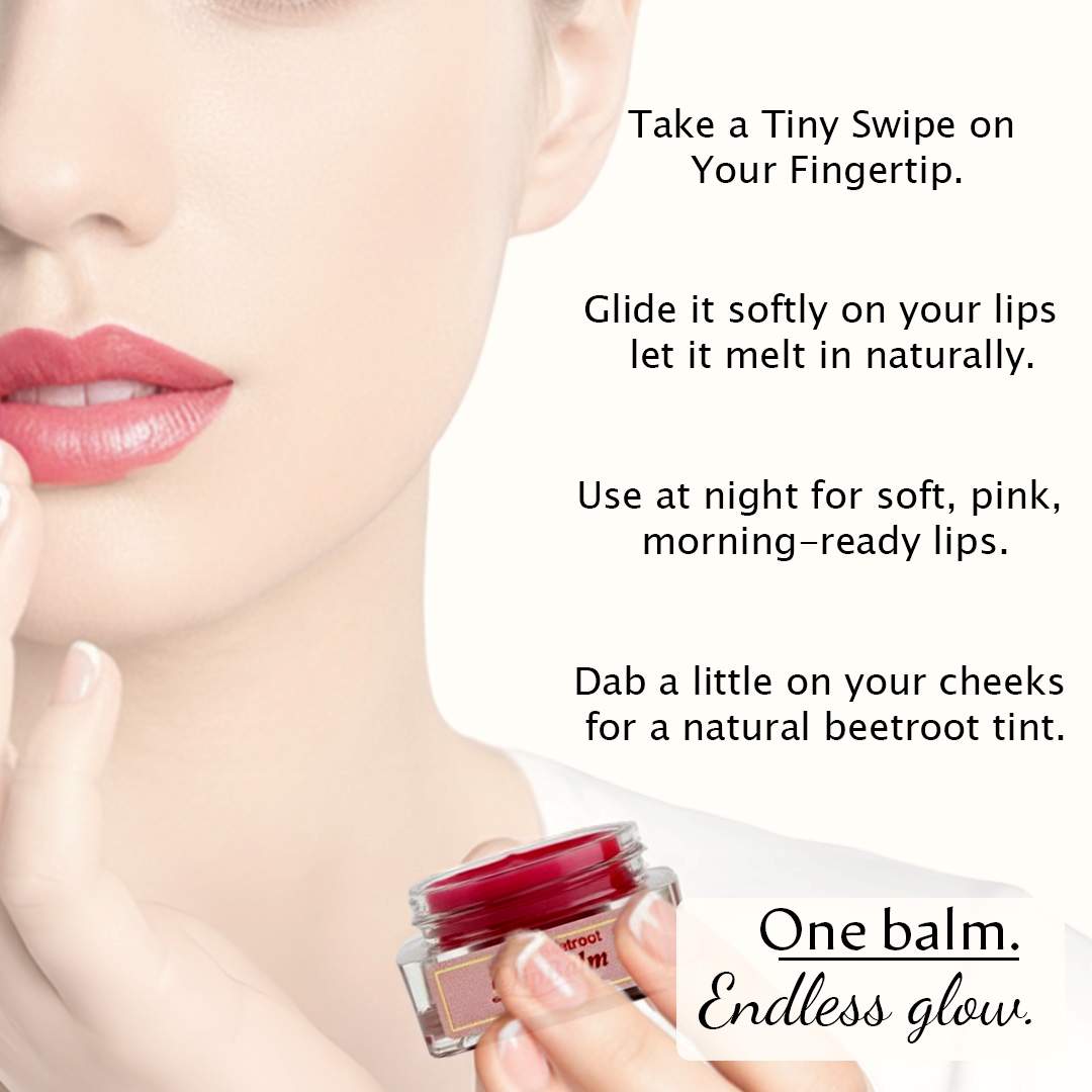 Beetroot Lip Balm – Natural & Tinted