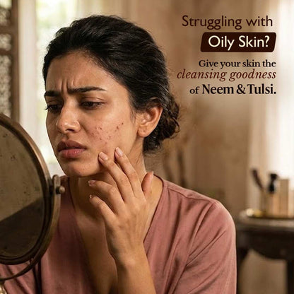 Ayurvedic Neem Tulsi herbal soap bar