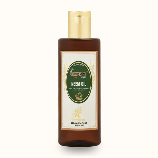 Neem Oil | Ayurvedic Herbal Oil for Skin, Hair, Face & Scalp