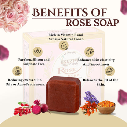 Rose Soap | 100% Natural & Chemical-Free
