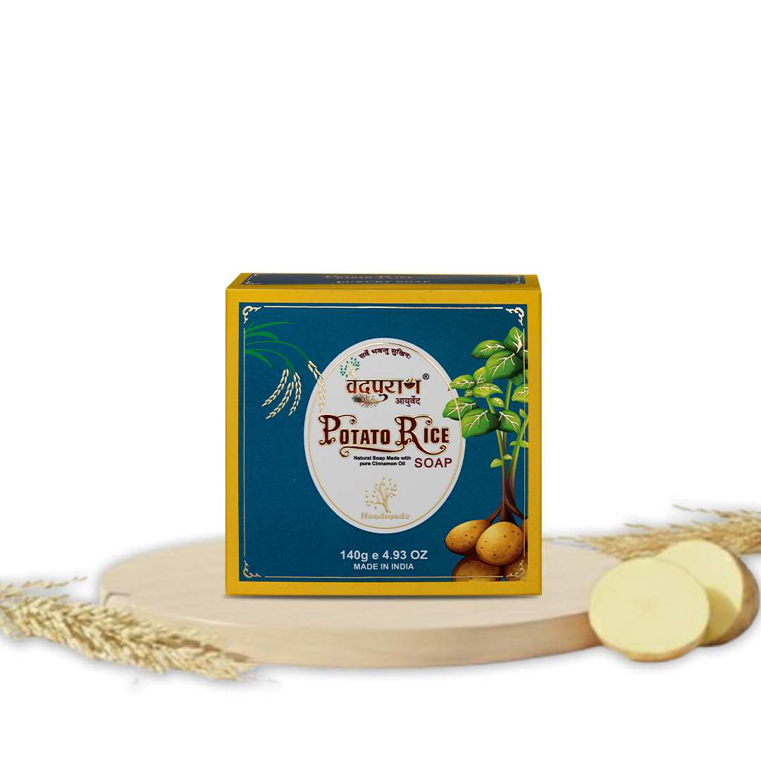 Potato Rice Soap – Ayurvedic Tan Removal & Skin Brightening Soap