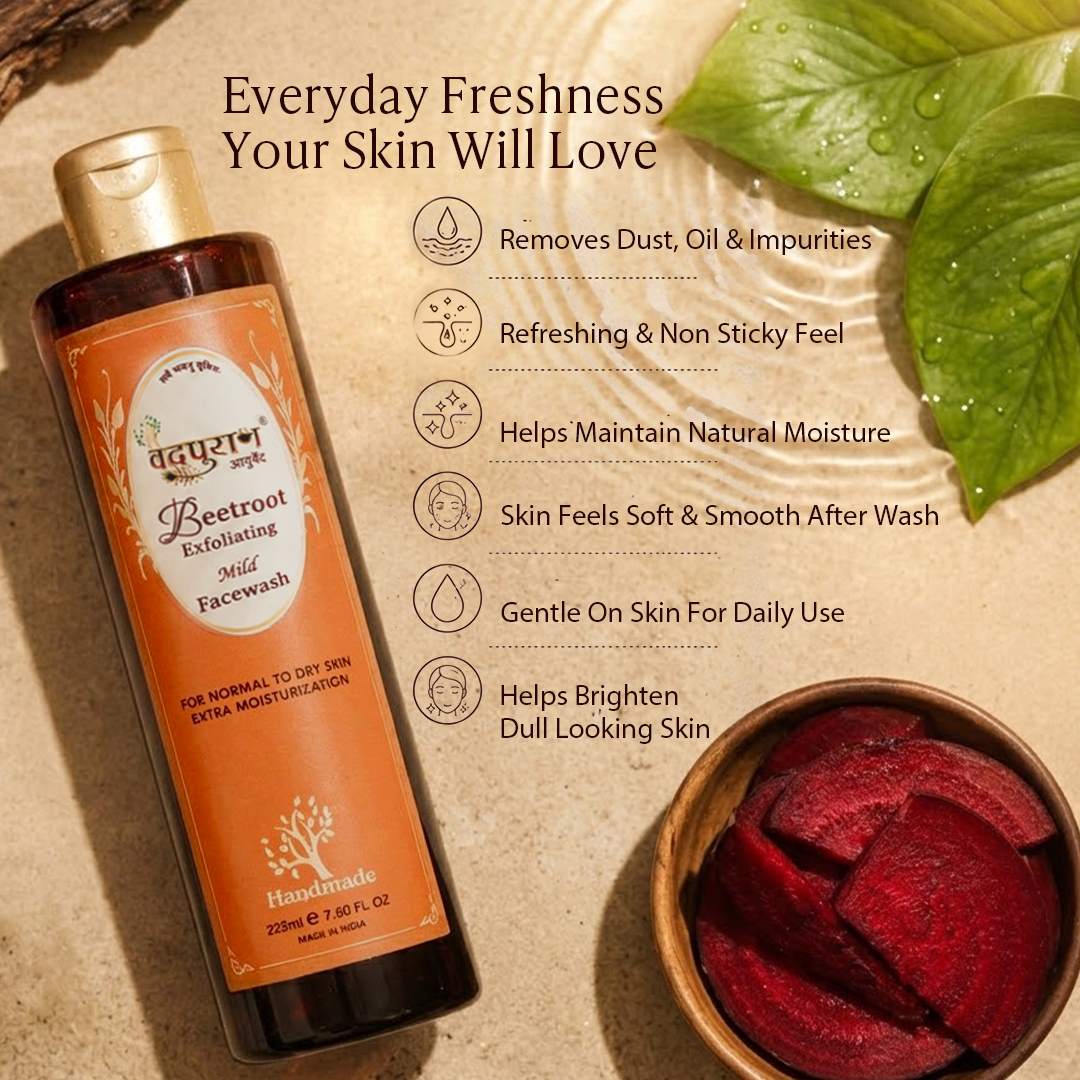Exfoliating Beetroot Mild Face Wash