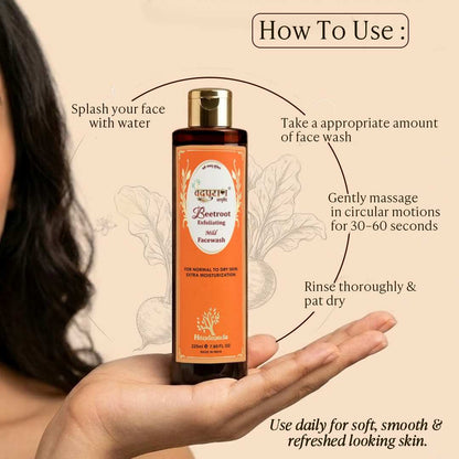 Exfoliating Beetroot Mild Face Wash