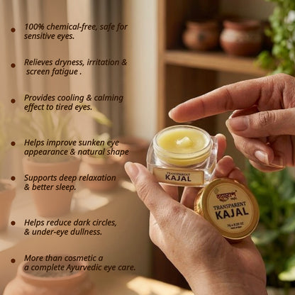 Transparent Kajal - Handmade & Ayurvedic