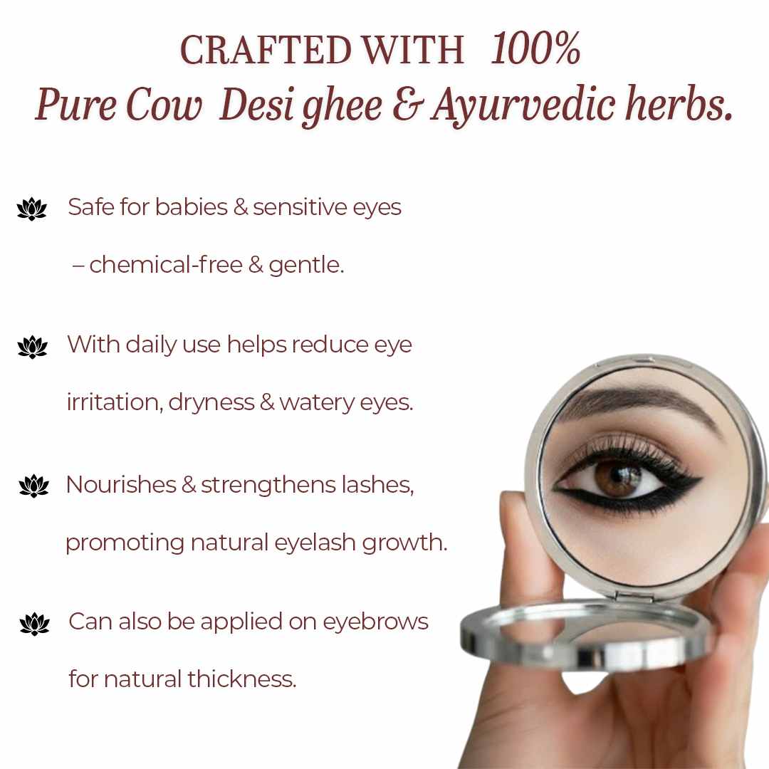 Ayurvedic Black Kajal – Handmade & Natural