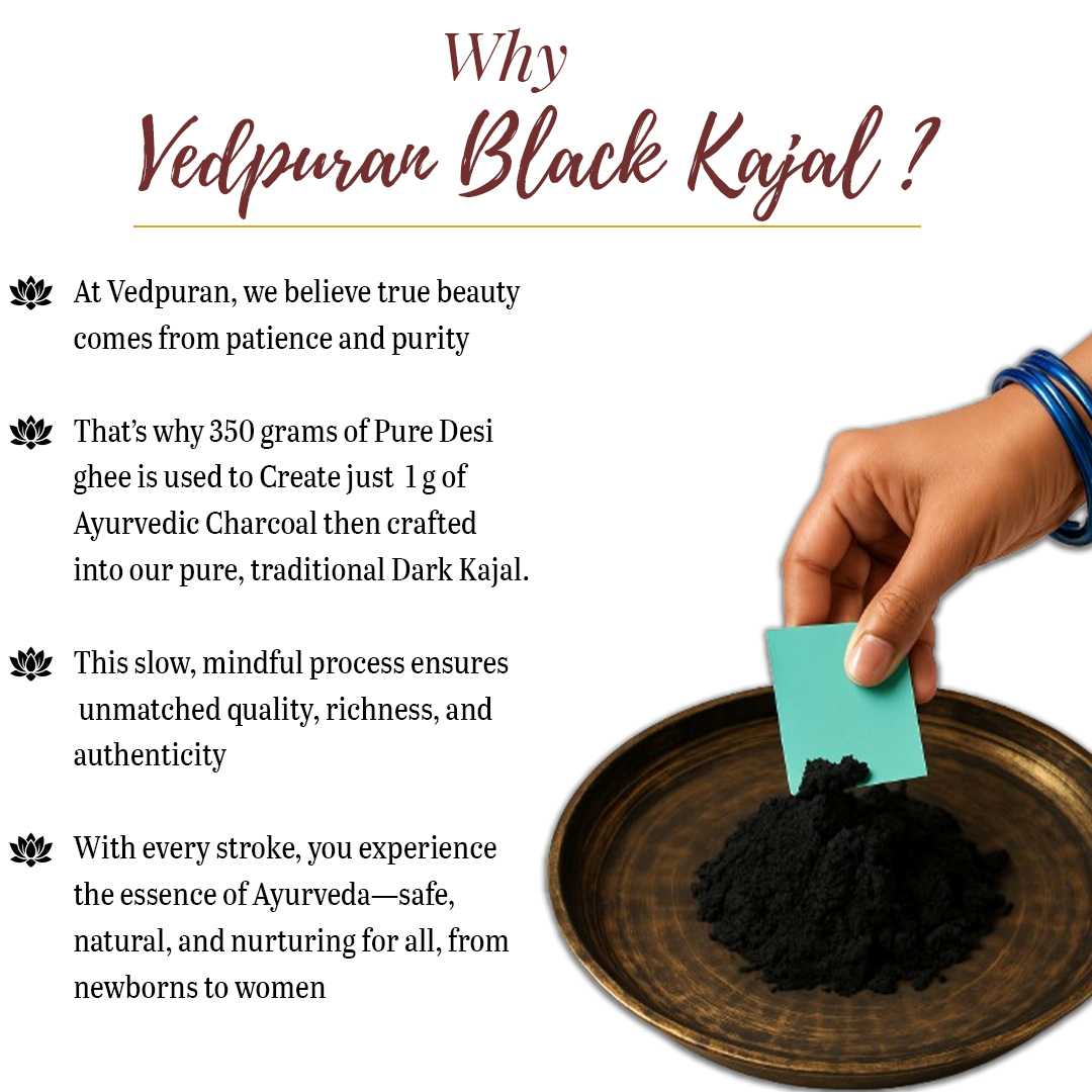 Ayurvedic Black Kajal – Handmade & Natural