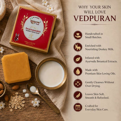Vedpuran Ayurveda Donkey Milk Soap