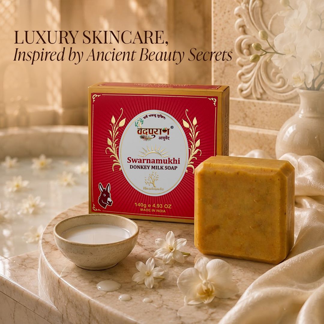 Vedpuran Ayurveda Donkey Milk Soap for Natural Skincare