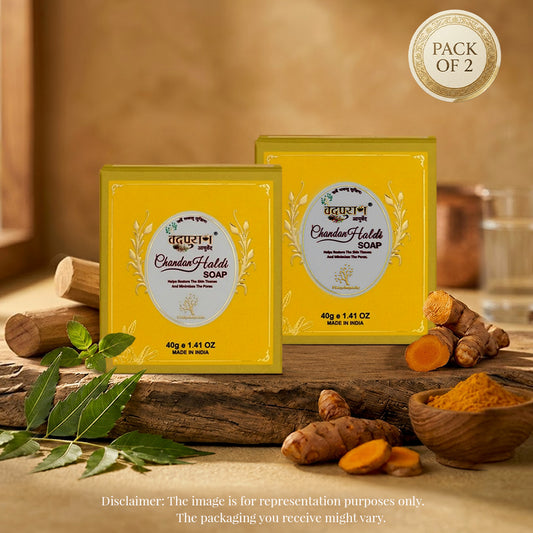 Chandan Haldi Soap – Ayurvedic Ubtan Bar