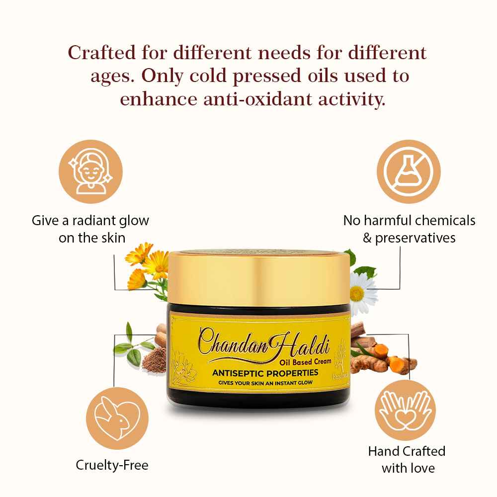 Chandan Haldi Cream with Antiseptic Properties