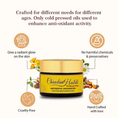 Chandan Haldi Cream with Antiseptic Properties