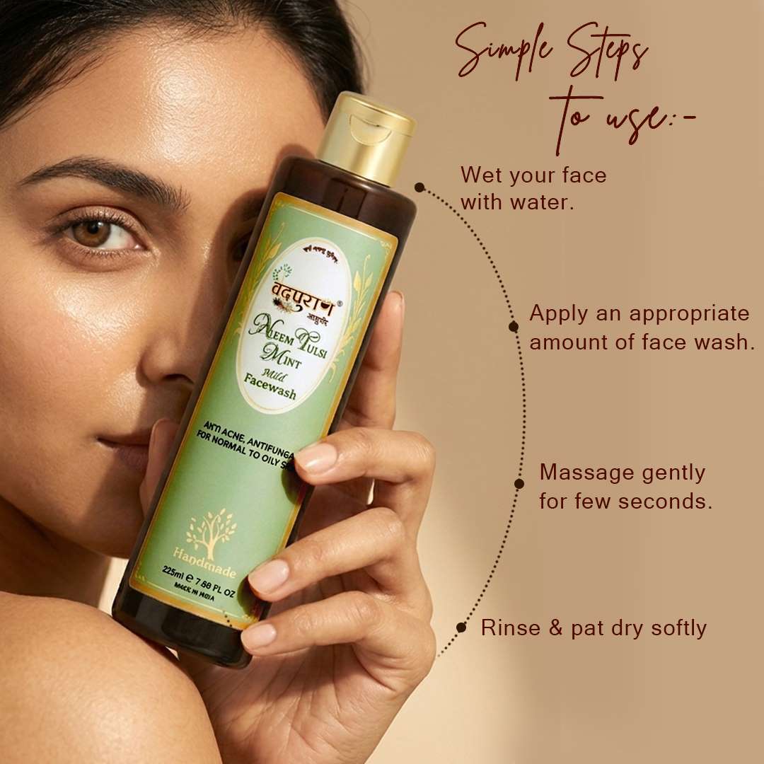 Neem Tulsi Face Wash | For Acne, Pimples & Oily Skin
