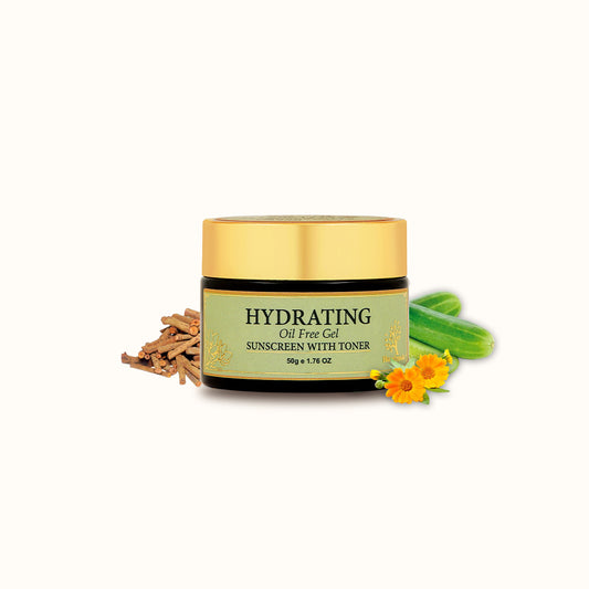 Hydrating Oil-Free Gel – With Sunscreen & Toner