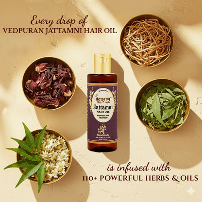 Jattamni Hair Oil – Ayurvedic Oil for Hair Fall & Growth