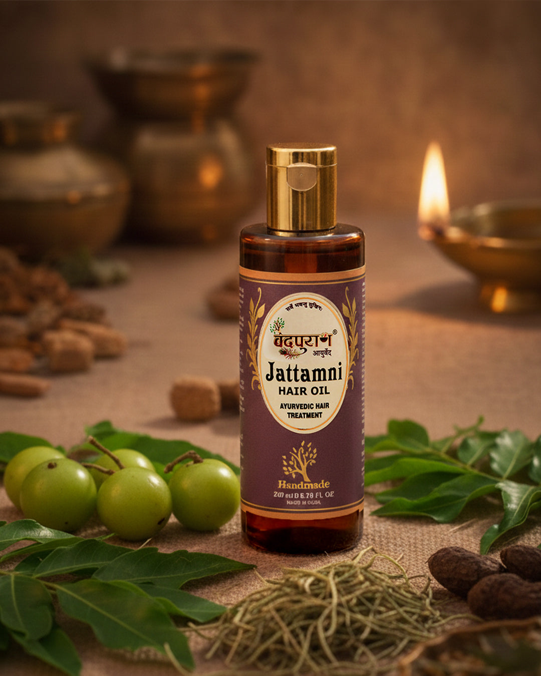 Jattamni Hair Oil – Ayurvedic Oil for Hair Fall & Growth