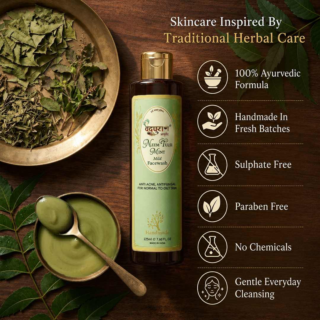 Neem Tulsi Face Wash | For Acne, Pimples & Oily Skin