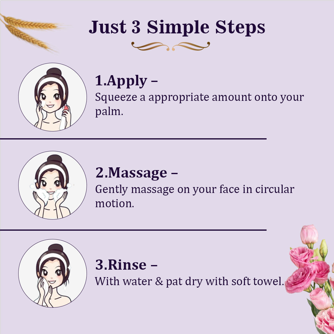 Oats & Rice Face Wash – Gentle Ayurvedic Cleanser for Glow
