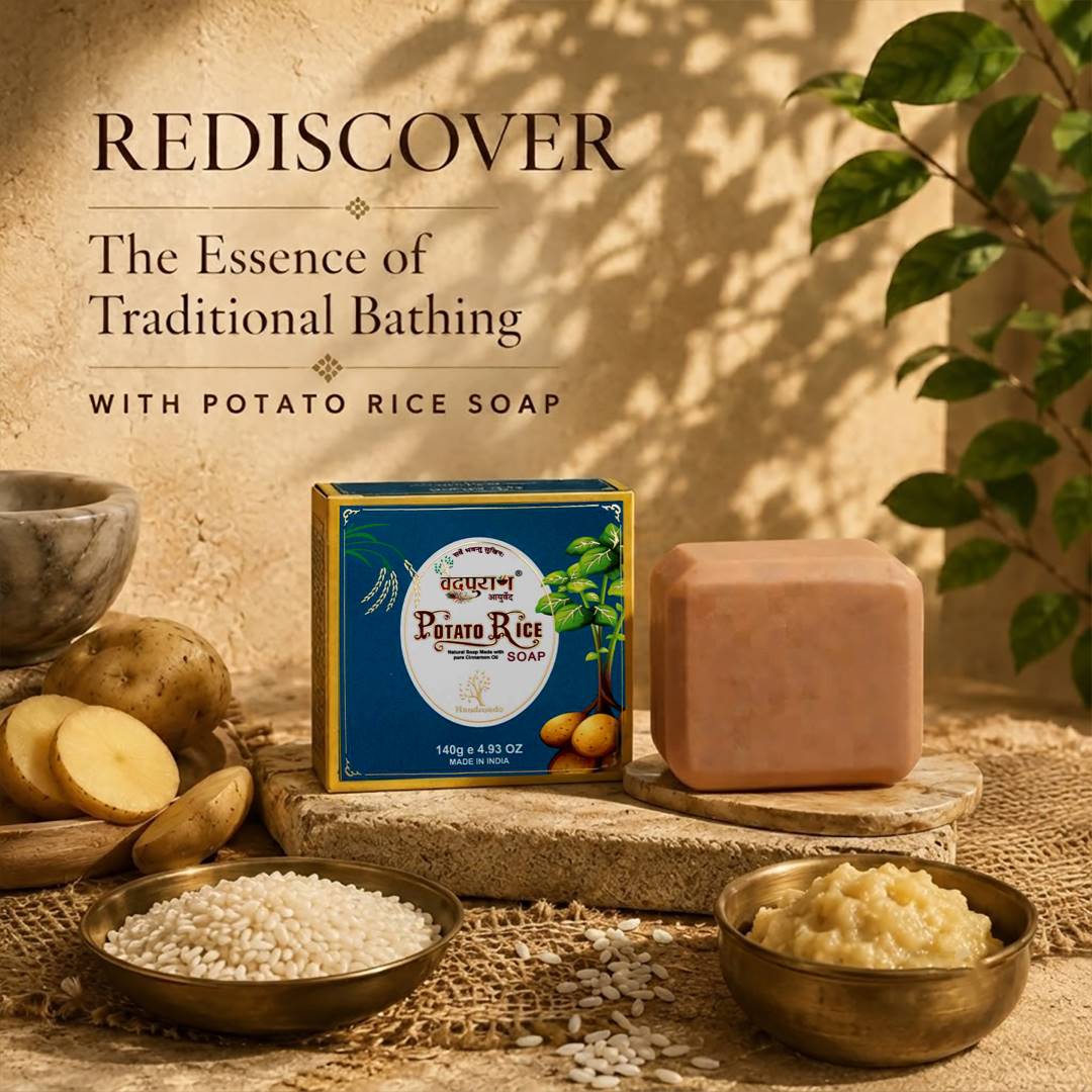 Potato Rice Soap – Ayurvedic Tan Removal & Skin Brightening Soap