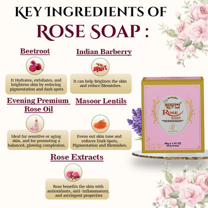 Rose Soap | 100% Natural & Chemical-Free