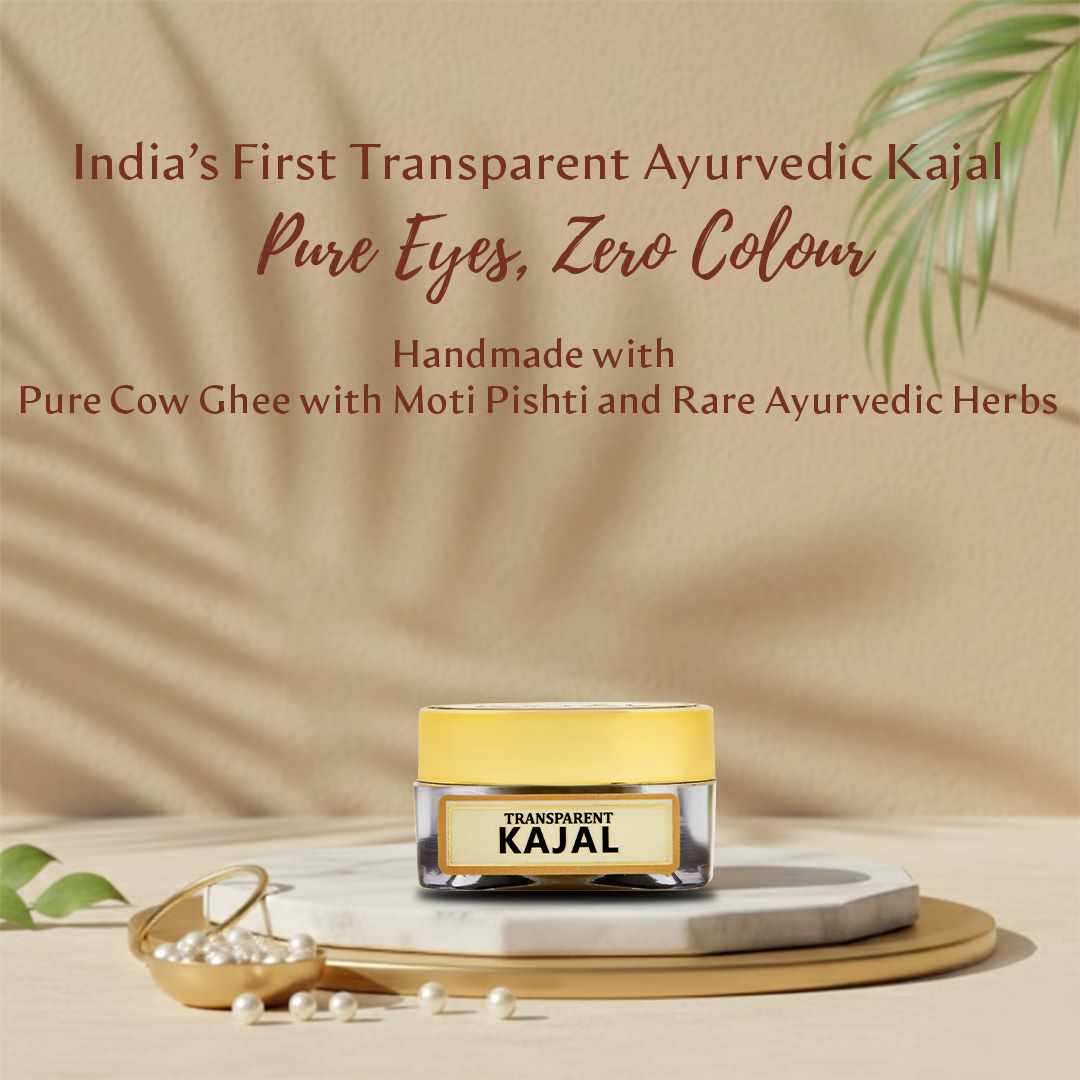 Transparent Kajal | Handmade & Chemical-Free